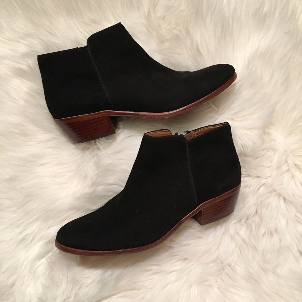 Sam Edelman black booties Sz 7.5